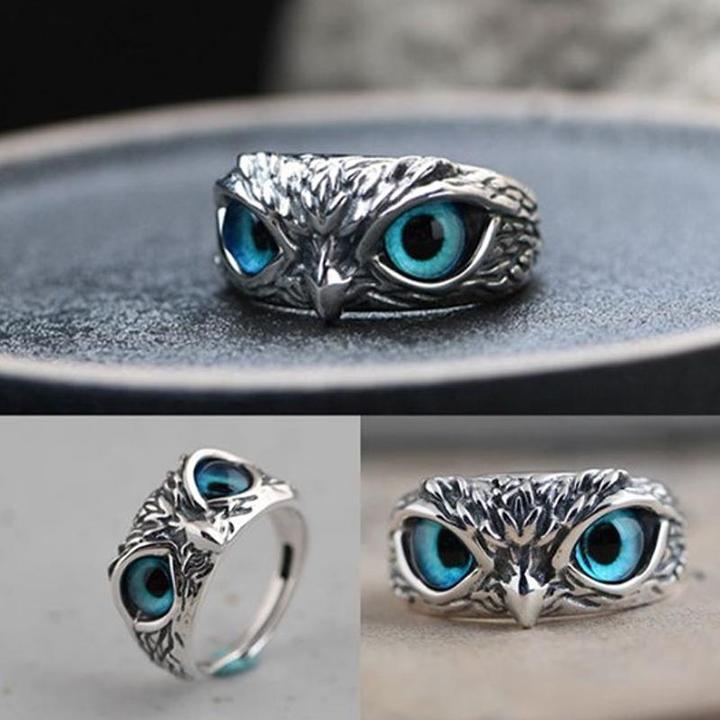 Charming Adjustable Owl Ring