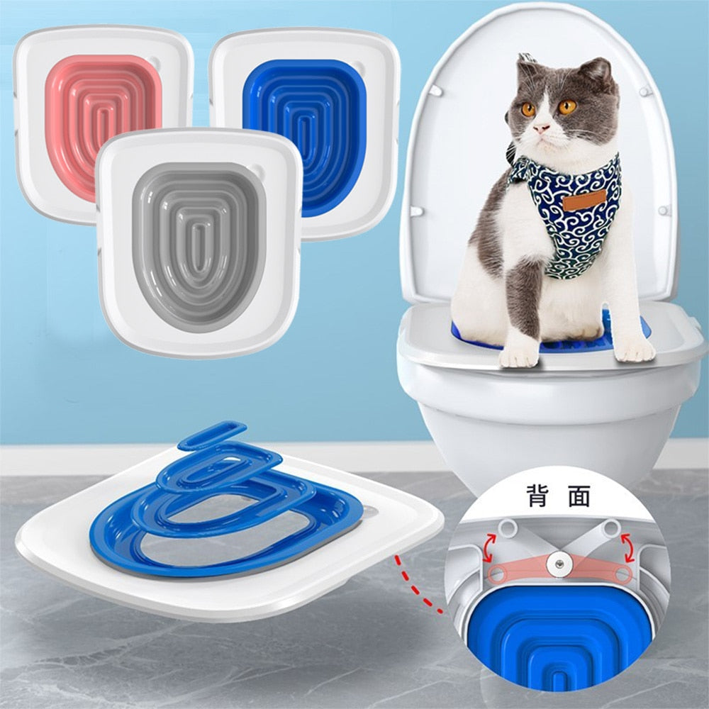 Cat toilet seat