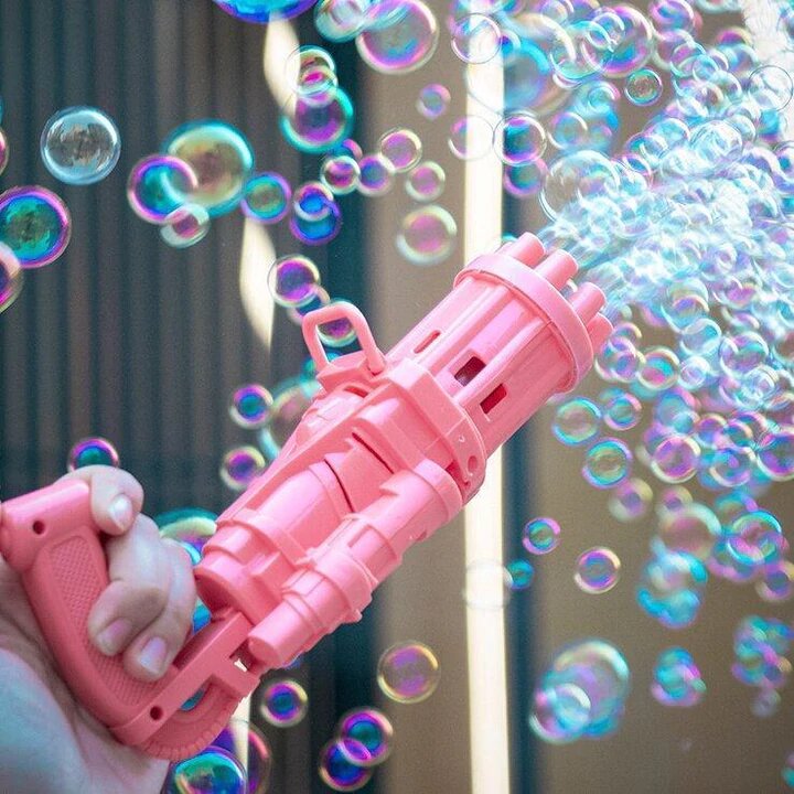 Gatling Bubble Gun Machine